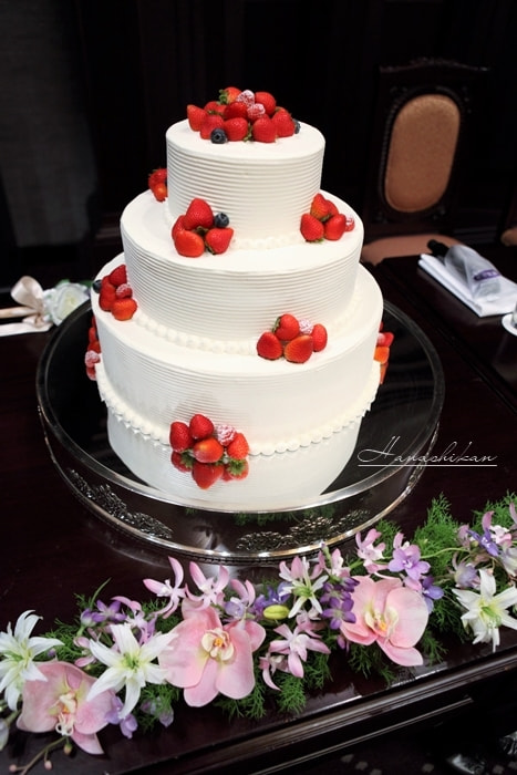 ケーキ装花